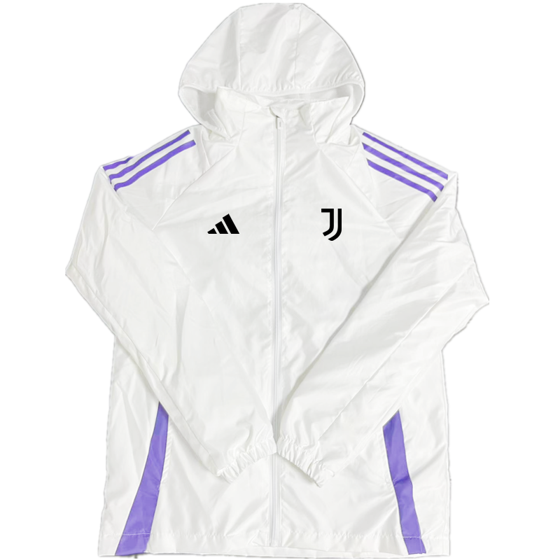 AAA Quality Juventus 24/25 Wind Coat - White/Purple